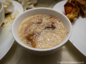 Suckling pig congee rounds off Goutmas
